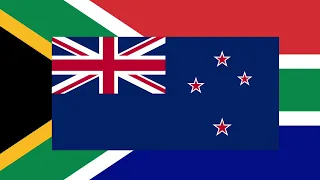 South Africa x New Zealand national anthem