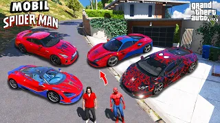 Aku Koleksi SEMUA MOBIL SPIDERMAN Terlangka Di GTA 5