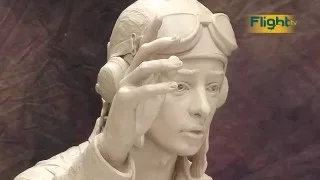 Самолёт с складным крылом Сигма-6 и скульптуры лётчиков от ветерана II мировой. FlightTV - Выпуск 29