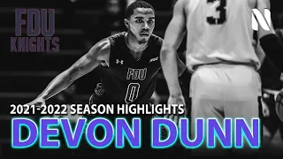 Devon Dunn Fairleigh Dickinson Knights 2021 - 2022 Highlights