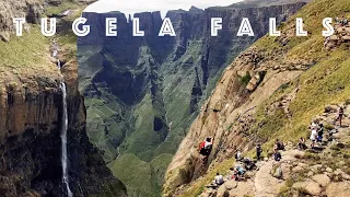 TUGELA FALLS HIKE || DRAKENSBURG || ATMOSPHERIC DRONE FLIGHT