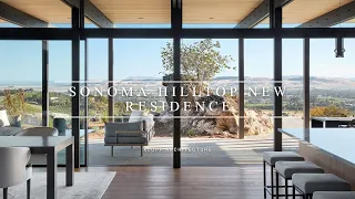 Sonoma Hilltop New Residence - Mid Century Modern Inspired Private House Design