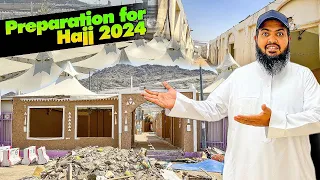 Preparation for hajj 2024 | Mina mean hajj ki tayaree | latest hajj 2024 updates