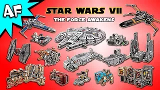 Every Lego Star Wars the Force Awakens Set - Complete Collection!