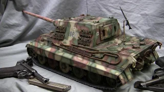 1/16th scale RC Torro jagdtiger rebuild Part 1 of 2