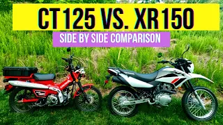 HONDA CT125 vs. HONDA XR15OL: Side by Side Comparison