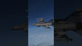 F16 Formation Break Falcon BMS #shorts