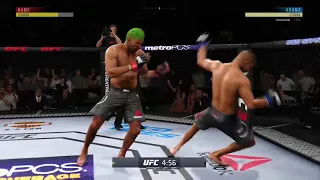 UFC3 leg kick KO in 0:07