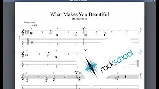 What makes you beautiful Rockschool Grade 2 Guitar