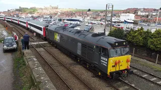 Branch Line Society.  Class 50 No. 50008 and Class 37 No. 37403 - Derby to Whitby.