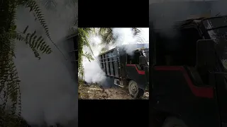 Detik Detik mesin Truk sawit Meledak!!!