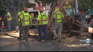 Water main break repairs to continue into Friday