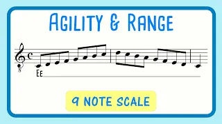 Vocal Agility and Range Exercise for Men - 9 Note Scale