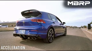 2022 VW Golf R MBRP mk8 Cat-Back Exhaust CLEAN SOUND Install