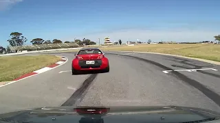 Toyota Starlet Turbo Vs Smart Roadster - Mallala track day