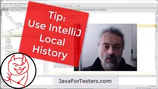 How to use IntelliJ Local History to see changes to Java code even without version control