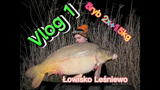 Vlog 1 Wiosenne Karpiowanie na Łowisku Leśniewo, brania na żywo, hole pięknych karpi… Carpfishing