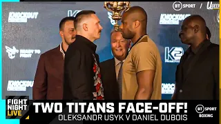 Oleksandr Usyk and Daniel Dubois face-off in London 🥊 🏆 | #usykdubois Boxing Press Conference
