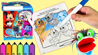 Fizzy Colors Mickey Mouse and Puppy Dog Pals with Magic Imagine Ink