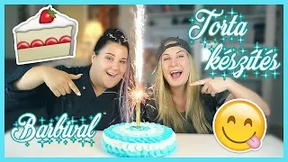 KÉKH TORTA KÉSZÍTÉSE BARBIVAL | 200 ezres hét #3