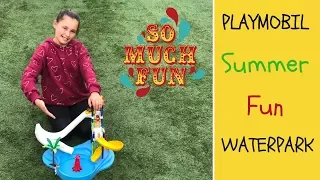 PLAYMOBIL SUMMER FUN WATERPARK Review & Play | Обзор и Игра
