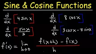 Derivative of Sine and Cosine Functions | Calculus