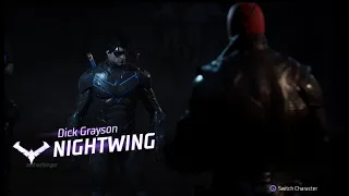 Gotham Knights All Nightwing Cutscenes and Unique Dialogue - Dick Grayson