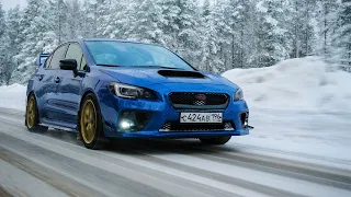 Разбил Субару на обзоре  Subaru WRX sti 2014