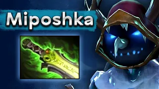 Мипошка на Аппарате снеговике заморозил всех! - Miposhka Ancient Apparition DOTA 2