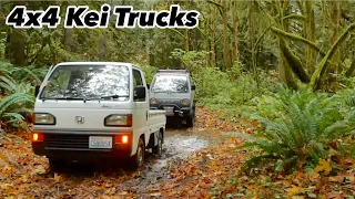 JDM 4x4 Kei Trucks Off-road Suzuki Carry, Honda Acty Attack