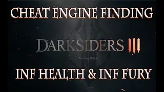 DARKSIDERS 3: Inf Health & Inf Fury | Finding Float Values By Scanning 4 Byte