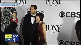 Zachary Levi and Krysta Rodriguez - Tony Awards Red Carpet 2013