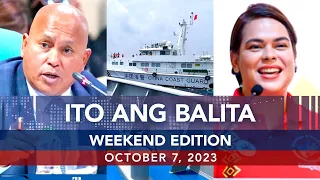 UNTV: Ito Ang Balita Weekend Edition | October 7, 2023