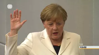 Amtseid Bundeskanzlerin Dr. Angela Merkel