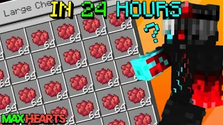 max hearts in first 24 hours in this lifesteal smp? (NBG SMP) #lifestealsmp #mcpe