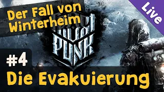 Der Fall von Winterheim #4: Die Evakuierung ✦ Schwer / Blind ✦ Let's Play Frostpunk (Live-Aufzg.)