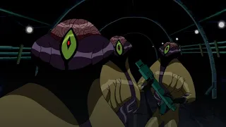 Ben 10 Alien Force - Ben, Kevin, Gwen and Tiny vs DNAliens