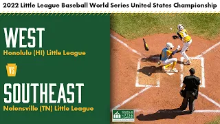 Hawaii vs Tennessee - 2022 United States Championship | Little League World Series