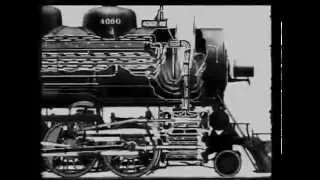 Operation of a steam loco, ATSF 1930's