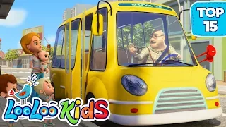 Johny Johny and The Wheels on the Bus - TOP 15 Songs for Kids on YouTube