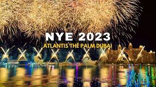Dubai New Year 2023 Fireworks at Atlantis Palm Jumeirah | 4K | NYE 2023