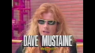 Megadeth - "Hangar 18" Video Shoot MTV News Feature (1990) | HD