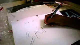 how to draw skrillex word