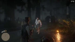 Red Dead Redemption 2- Creepy Night Folk Encounter