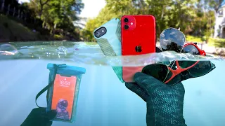 I Found an iPhone 11 RED, iPhone 11 Pro Max, iPhone 8 and WAY MORE Underwater in the River!