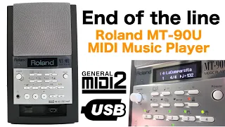 Demo of the Roland MT-90U MIDI Music Player