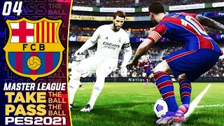 PES 2021 Barcelona Master League #4 | El Clásico vs REAL MADRID | Best Messi goal so far! [4K]
