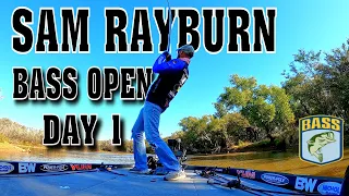 Bassmaster Open on Lake Sam Rayburn - October 2022 - Day 1