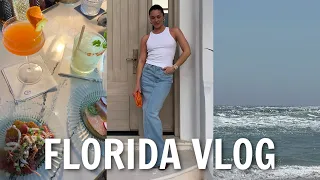 FLORIDA VLOG! vacation week in 30a, restaurants, beach & more