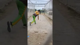 Batting Practice With Young Imran Tahir🔥 #cricket #cricketshorts #netpractice